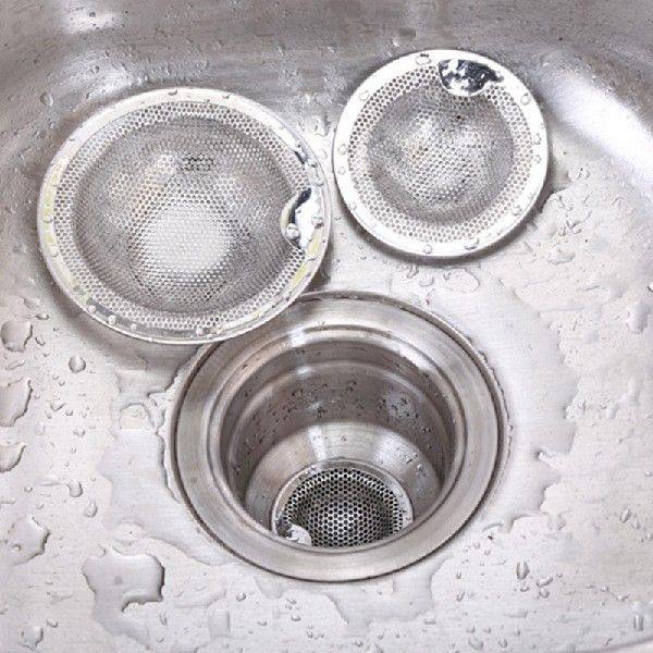 4 Pcs Stainless Steel Sink Drain Strainer Hair Catcher