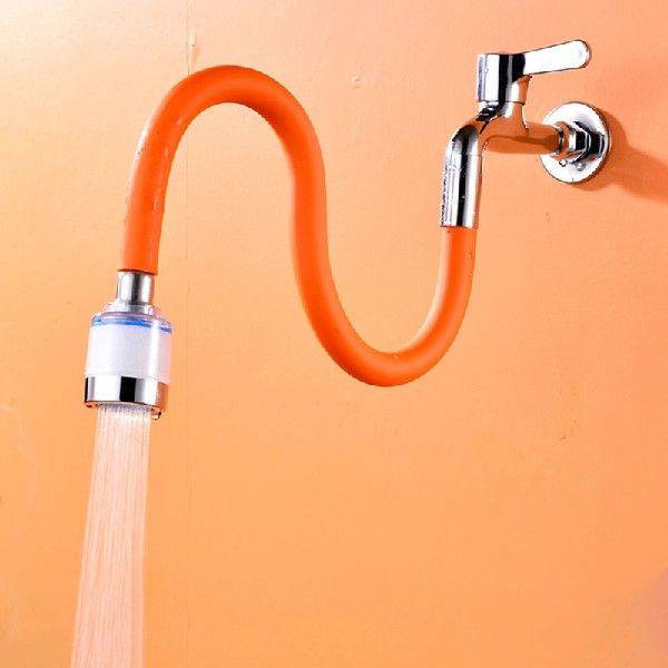 360° Rotation Splash-proof Universal Faucet Extension Pipe
