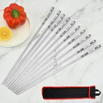 BBQ Skewers Stainless Steel Material Indoor Kitchen Outdoor