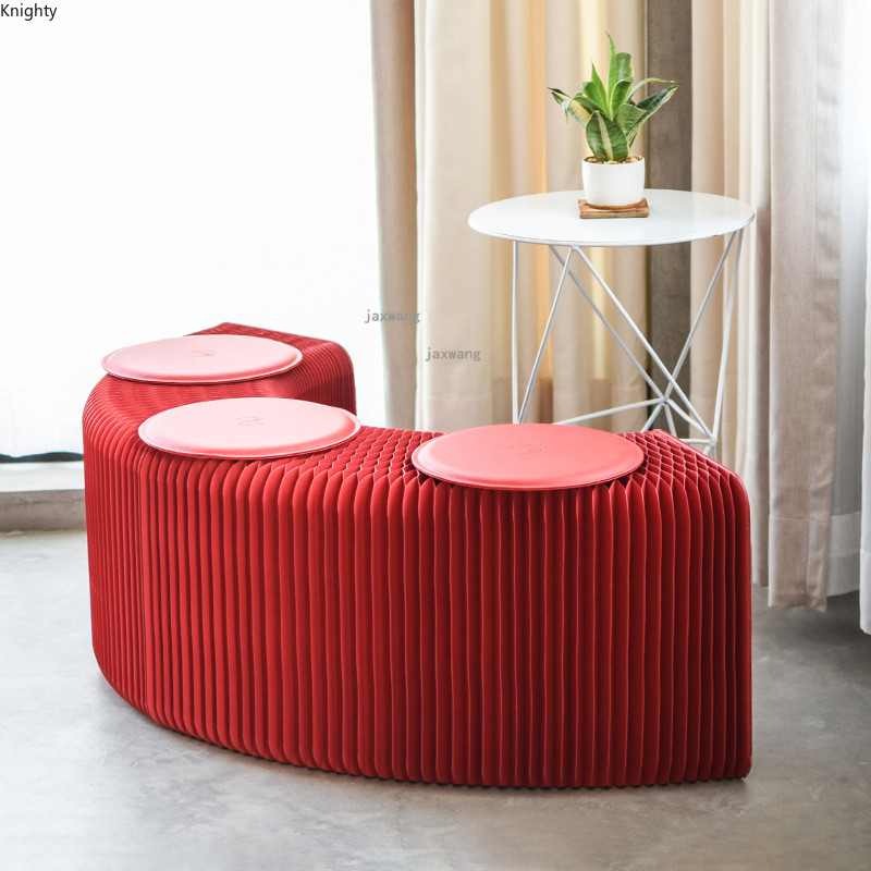 Nordic Living Room Furniture Designer Organ Stool Living