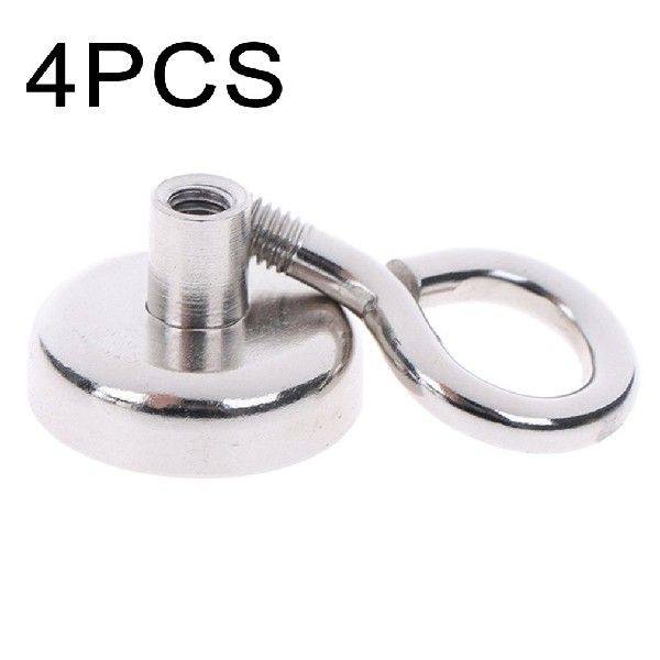 4pcs Magnetic Hooks Powerful Heavy Duty Neodymium Magnet