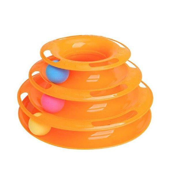 Creative Pet Cat Toy Three-layer Cat Carousel Cat Cat