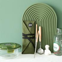 Cutlery Set 2Pcs Chopsticks Spoon Portable Travel With