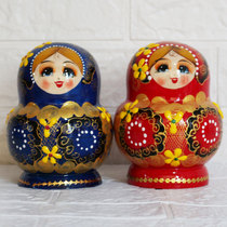 Russian doll doll 10 floors of large stomach paint childrens puzzle toy made hand - made gifts