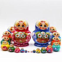 Rocket Russian doll baking paint 10 layers of daisy strawberry childrens puzzle toy birthday presents