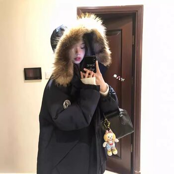 Parker thickened work clothes down cotton jacket for women Parker thickened work clothes down cotton jacket for women