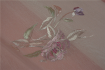 (true silk hand embroidered short yarn-white series) pure handmade embroidery Su embroidered fabric cloth meritocratic and old-embroidered hanfu