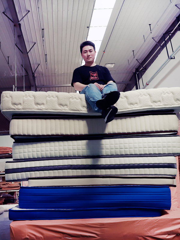 Ruoye 2024 Independent Spring Latex Mattress Coconut Palm Mattress 0-Pressure Memory Foam 1.68m m