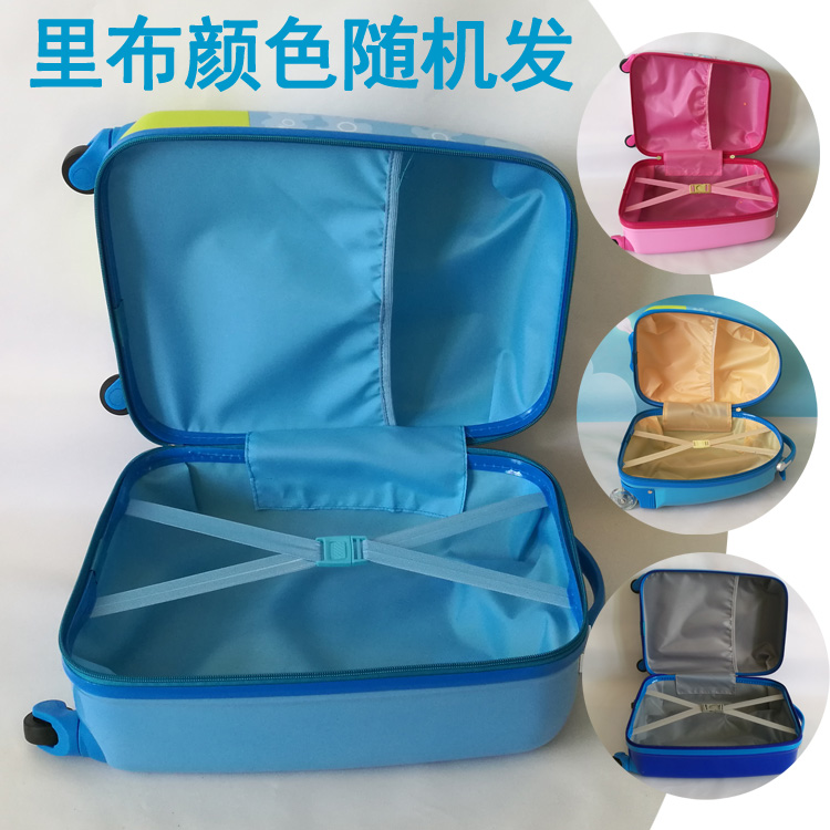 Phim hoạt hình trẻ em dễ thương phổ quát xe đẩy trường hợp nam vali túi sinh viên nhỏ hộp vali cô gái 18 inch vali nhôm