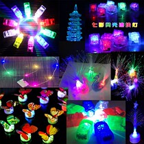 Mini led electronic small lamp sashimi Colorful Flash Lamp Diy Cake Decoration Small Colorful Lights Ice Sculpture string