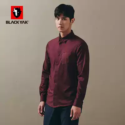 BLACKYAK Bouyak Outdoor Men Long Sleeve Shirt Spring and Autumn Comfortable Business Casual Shirt FZM351