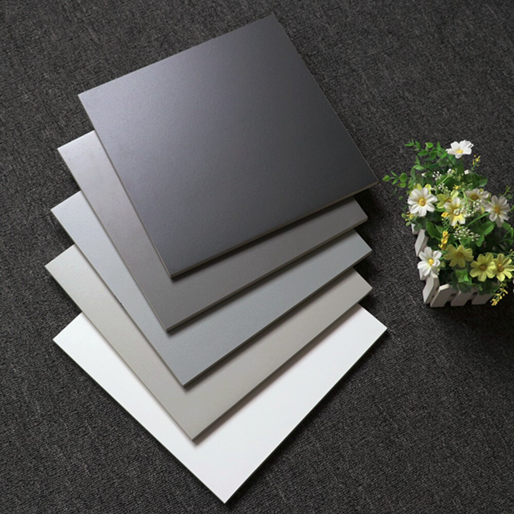 Kitchen Pure Color Tile Toilet Anti Slip Floor Tiles 300 * 300 Bathroom Cement Brick Balcony Black And White Grey Antique Brick