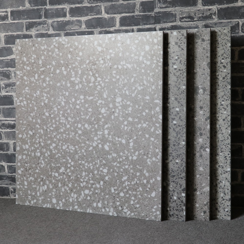 Watergrindstone tiles 600 * 600 Dining Hall Hotel Antique Brick 800X800 Clothing Shop Supermarket Grey Anti Slip Floor Tiles