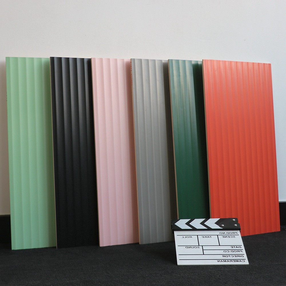 Nordic Colored Wavy Tile tile 300x600 Kitchen Balcony Dressing Room Macaron Pure Color Wall Brick Imitation Ancient Brick