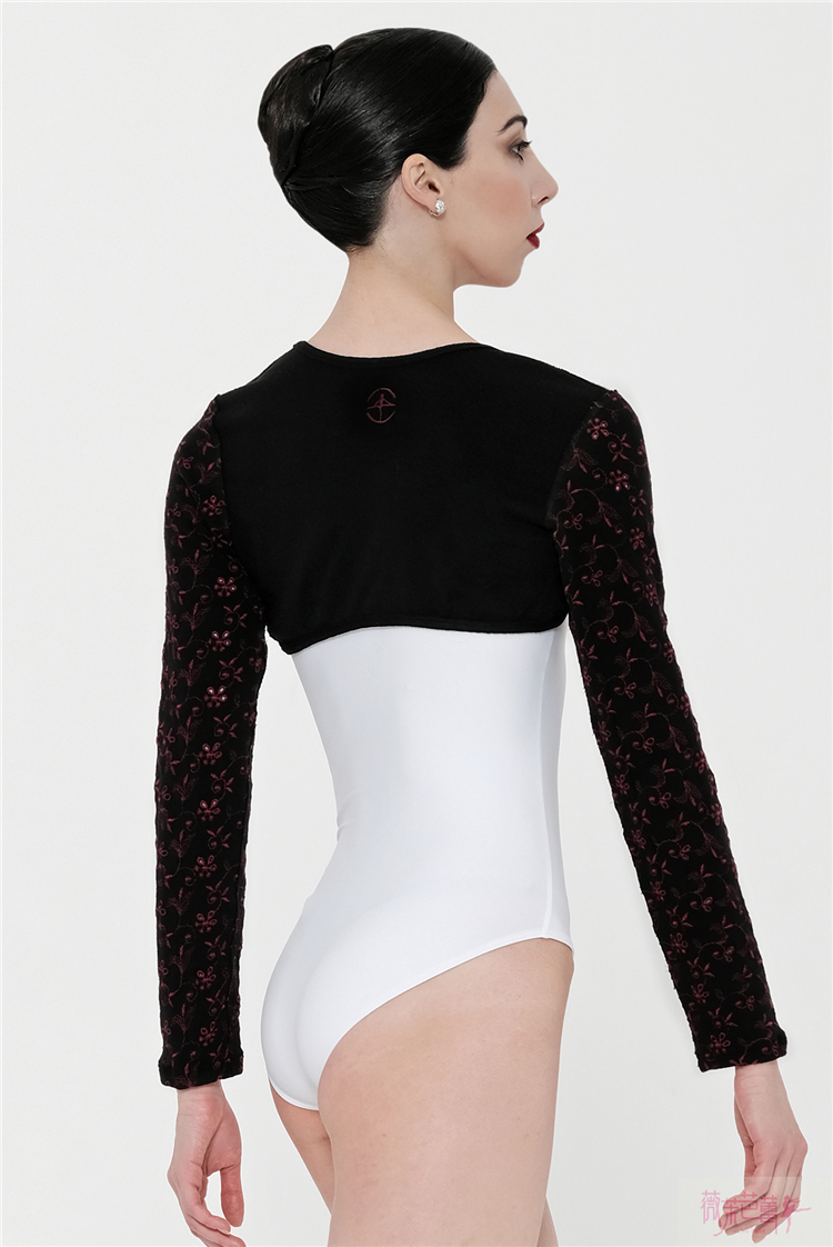Weimore Ballet Wear Moi French imported ballet dance body yoga shoulder sleeve top ravana