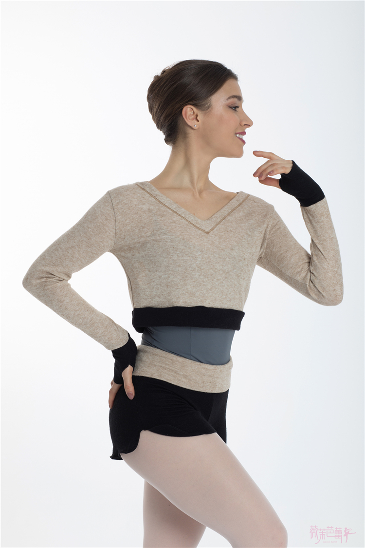 Weimore Ballet Spain imported Intermezzo ballet dance body warm top 6538