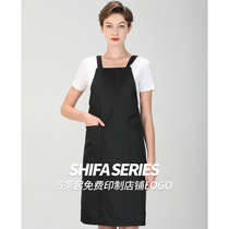 High-end barber shop hairdressing apron barber professional perm dye work clothes hair salon special hair cutting apron non-stick hair