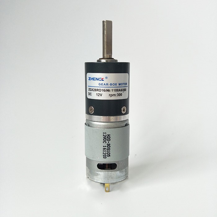 ZGX28RO positive DC DC Planetary Reduction Motor 12V 24V outer diameter 28mm