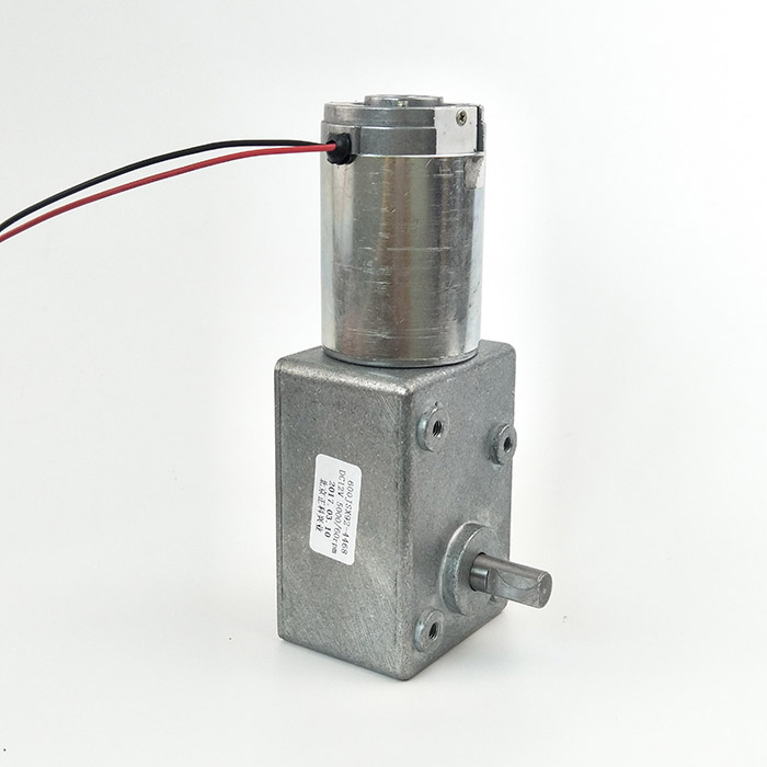600JSX175-4468 Super large super torque 12V24V self-locking 50W DC worm geared motor