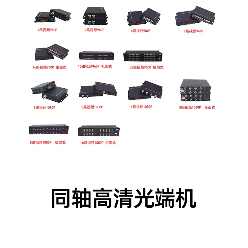 1 2 4 8 16-channel coaxial high-definition video optical transceiver CVITVIAHD485 data monitoring 2 million 1080P