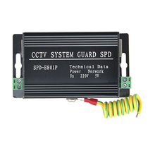 Monitor 2 in 1 gigabit network power mine protection 1000M camera lightning protection surge protector 220v