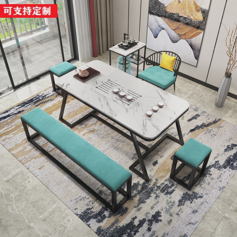 Nordic Light Luxury Bubble Tea Table Minima Modern Balcony Tea Table Tea Table Tea Table Home Beauty Home Rock Board Tea Table And Chairs Combination