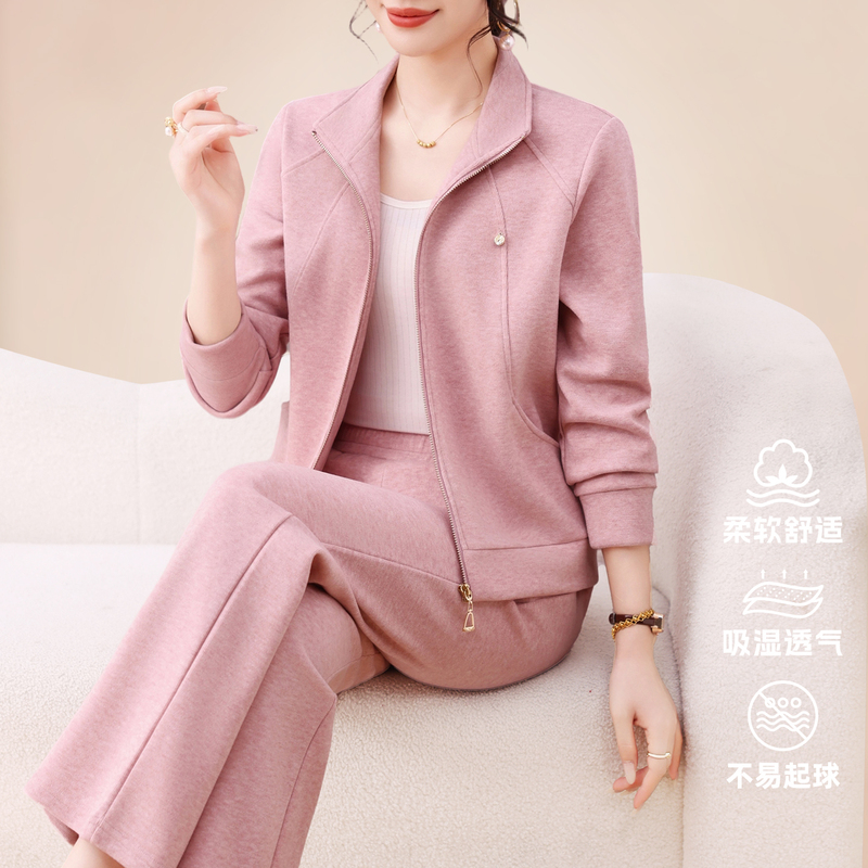 Trendy Mom's Autumn Sports Suit for Women 2026 New Casual Square Dance Sportswear Two-Piece Set Trendy Mom's Autumn Sports Suit for Women 2026 New Casual Square Dance Sportswear Two-Piece Set