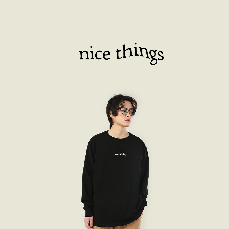 Long-sleeved T-shirt｜Beautiful things start from meeting you｜In Uma Studio