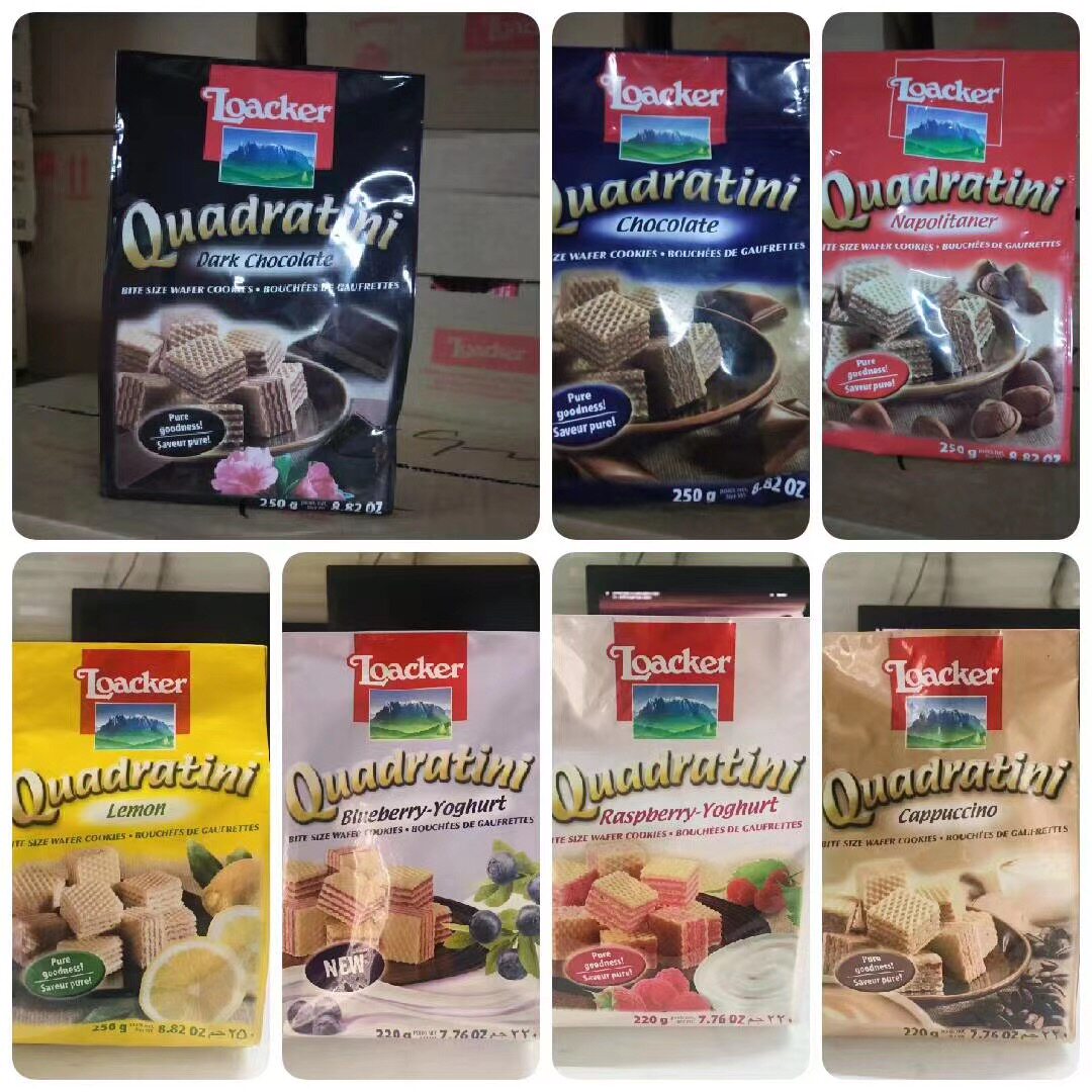 Italian Imported Leike Loacker Weihua Biscuits 250g * 18 Boxer Remarks taste 23 -Taobao