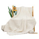 ins beige sofa cover cloth thickened high-grade cotton linen release bedside chair cover ຜ້າຄຸມ sofa ຂະຫນາດໃຫຍ່