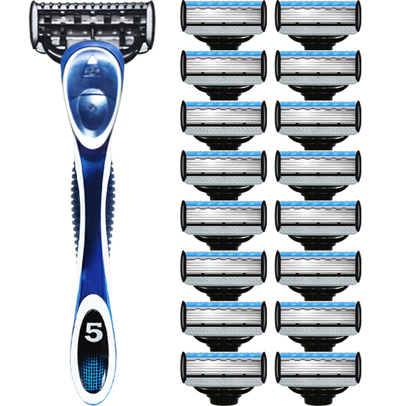 Apache Imported from the United States 5-Blade Manual Razor Manual Shaving Razor Apache Razor Set