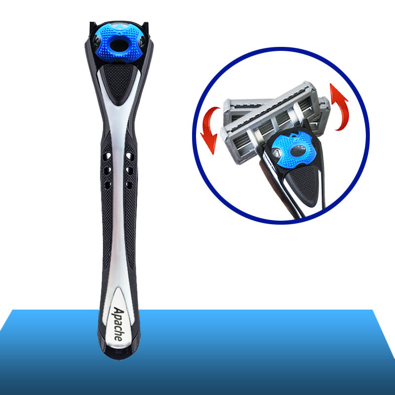 Apache special knife holder razor manual 6-layer knife handle Men's razor five-layer razor blade holder