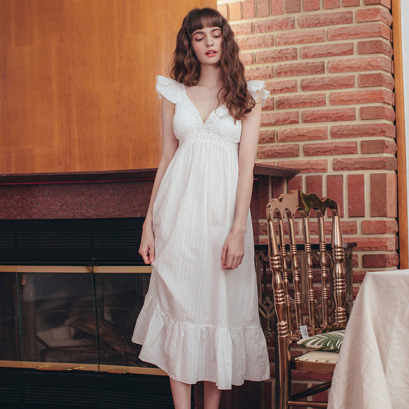 1 4 Inch Sleeve Wrench Cuff Pure Cotton Pyjamas Woman Spring Autumn With Chest Cushion 2022 Harness Sexy Sleeping Skirt Shorts Two-piece Style Suit Summer