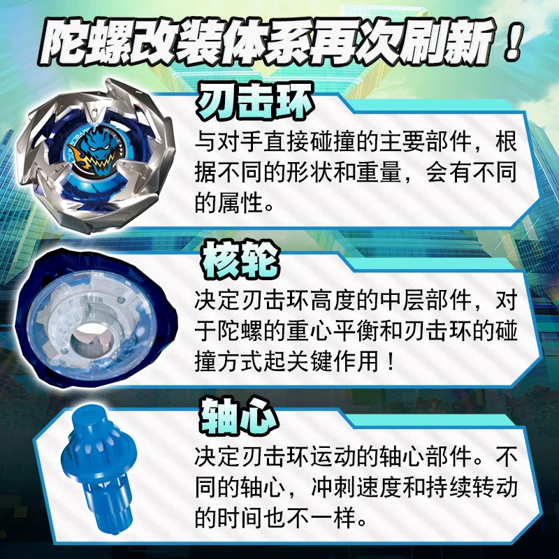 Юла (TOMY) Beyblade X BX-23 серия UX — ассортимент волчков и пусковых устройств