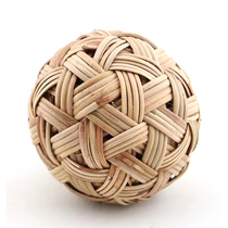 15cm hand-woven Cuju ball natural takraw photography props school sports meeting game ancient football