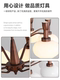 On-Site Installation of Vintage-Style Living Room Chandelier, Light Luxury 2025 New Model, American Retro Large Main Light, Zhongshan Lighting Fixtures