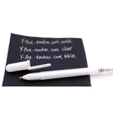 Японский вишневый цвет сакура Gelly Roll White Water Pens, блики, черная ручка и черная бумага 0,5 1,0