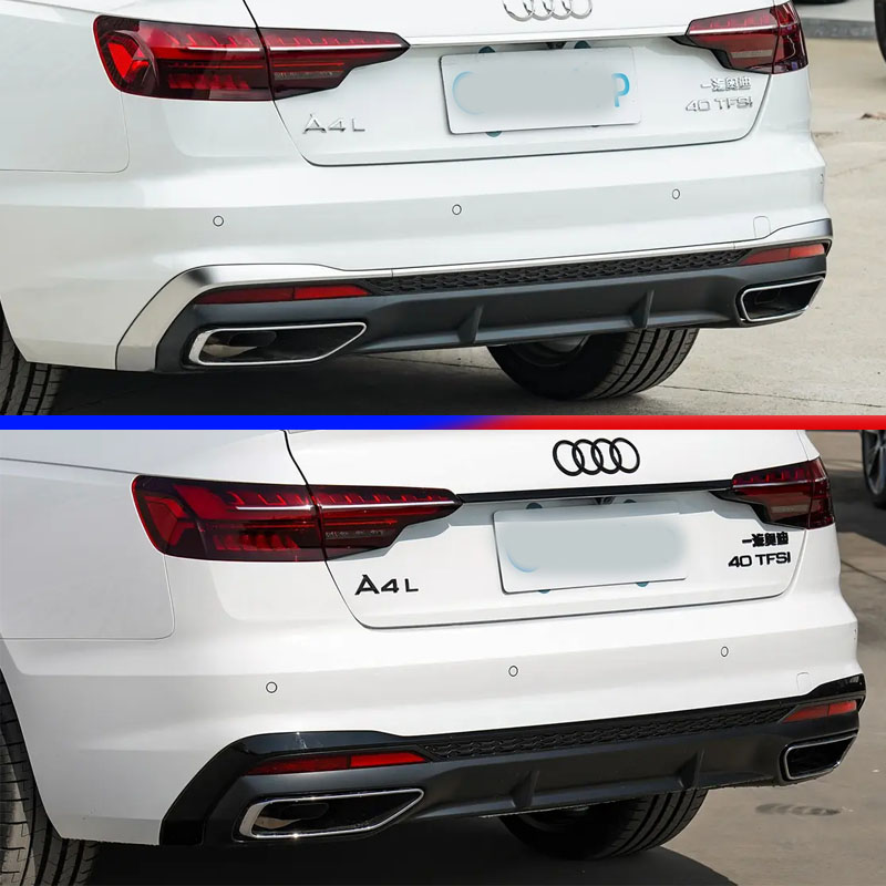 奥迪A4L后杠改件的魅力所在