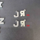 Пряжка для обуви с буквами, булавка для ключей, рюкзак, аксессуар, подвеска, 15mm