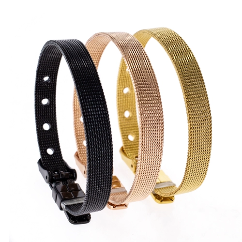 Золотые часы из нержавеющей стали, браслет, металлический аксессуар, аксессуары с буквами, в корейском стиле, DIY, 8мм