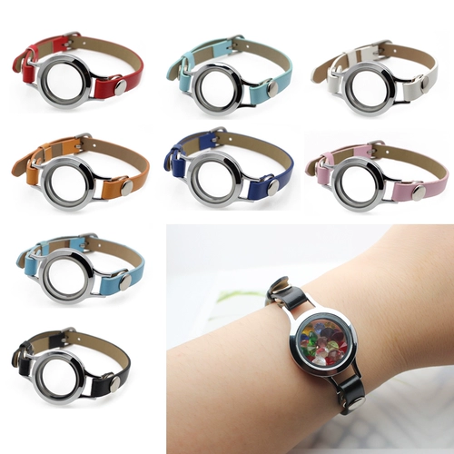 Ремешок для часов, браслет, стеклянные часы, открывающийся кулон, металлический аксессуар