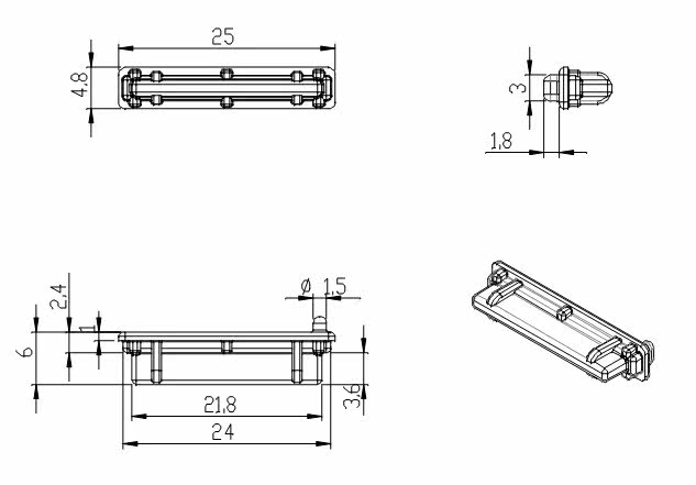 Connecteur pour téléphone portable - Ref 322853 Image 3