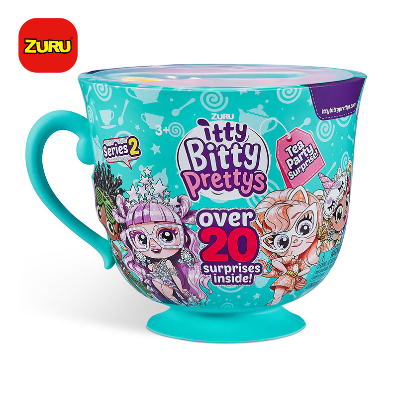 ZURU Girl 3 Year Old Princess Ceremony Blind Bag Mini Blind Bag Fu Bag Surprise Doll Teacup Teapot Changing Toy