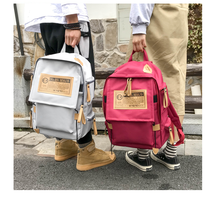 Sách cổ nữ phiên bản tiếng Hàn của học sinh trường trung học cơ sở Harajuku ulzzang sang trọng ba lô - Ba lô balo trẻ em mẫu giáo