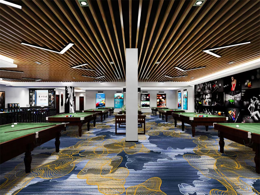 Carpet Polyester Fiber Table Club Ball Table Club Ball Hall High End Office Office Villa Nordic Light Extravagant Billiard Room