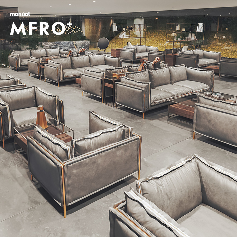 Light Extravagant Sample House Display Central Office Sofa Composition Marketing Center Boilerroom 4S Hotel Pick Up Bar