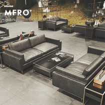 Modern Minimalist Clear Bar Lounge Reception Sofa Tea Table Clothing Business Hotel Sales Department Office Talks