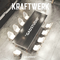 KRAFT brief modern solid wood meeting table large table and chairs combined in talks to pick up the guest desk