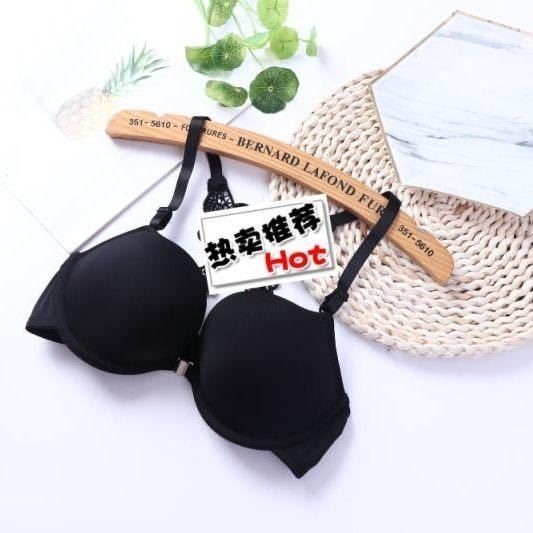 Pre-mùa hè khóa phù hợp với ren trở lại áo ngực womens ngực nhỏ tụ tập dày cup sexy đồ lót.