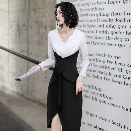 Элитное вечернее платье, французский стиль, изысканный стиль